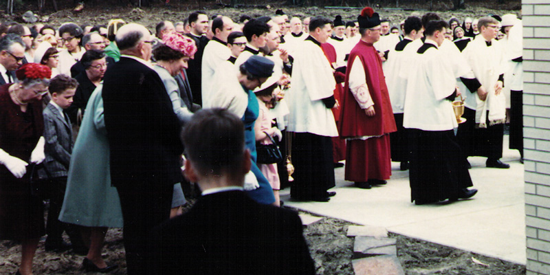 Dedication of new Church Building April, 1967