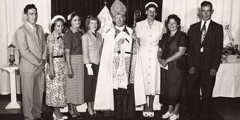 1953 Adult Confirmation at Old Parish Church