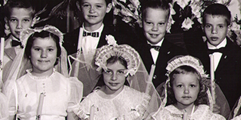 Detail of First Holy Communion 1958