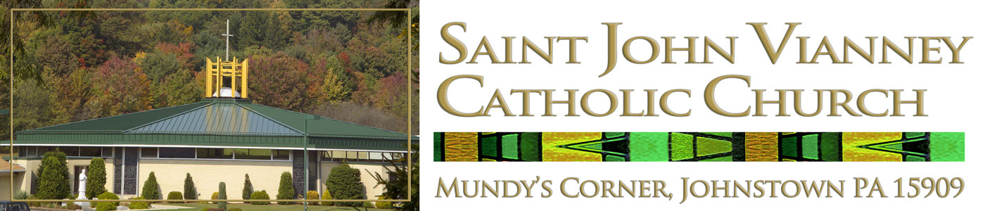 Saint John Vianney Catholic Church Logo