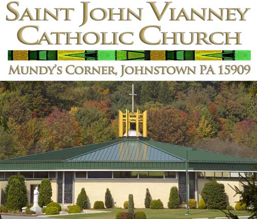 Saint John Vianney Catholic Church Logo