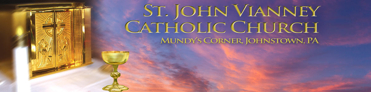 Saint John Vianney Catholic Church Logo